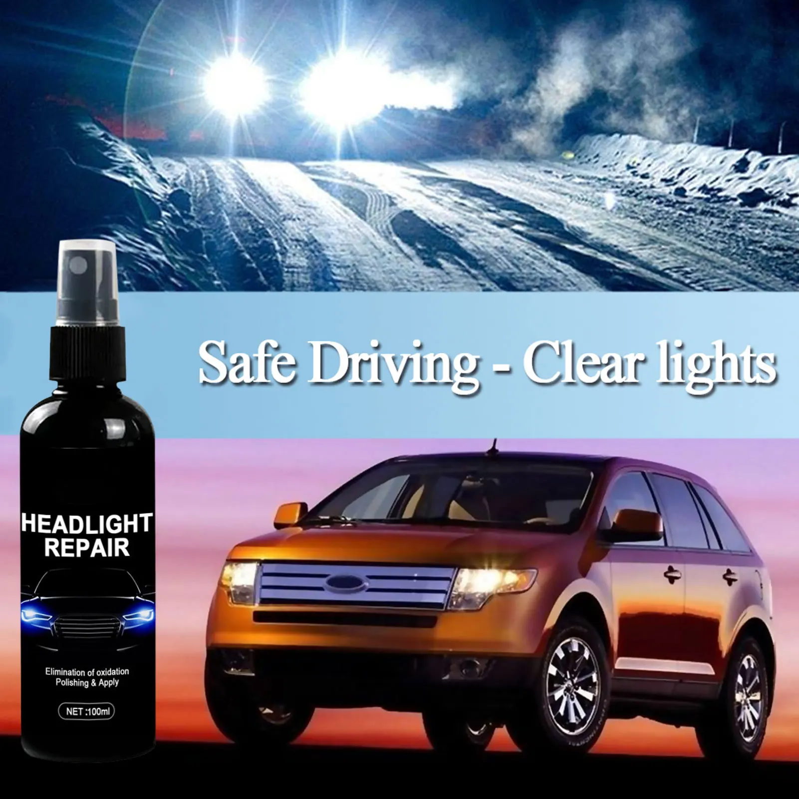 

Средство для полировки автомобильных фар, 100 мл