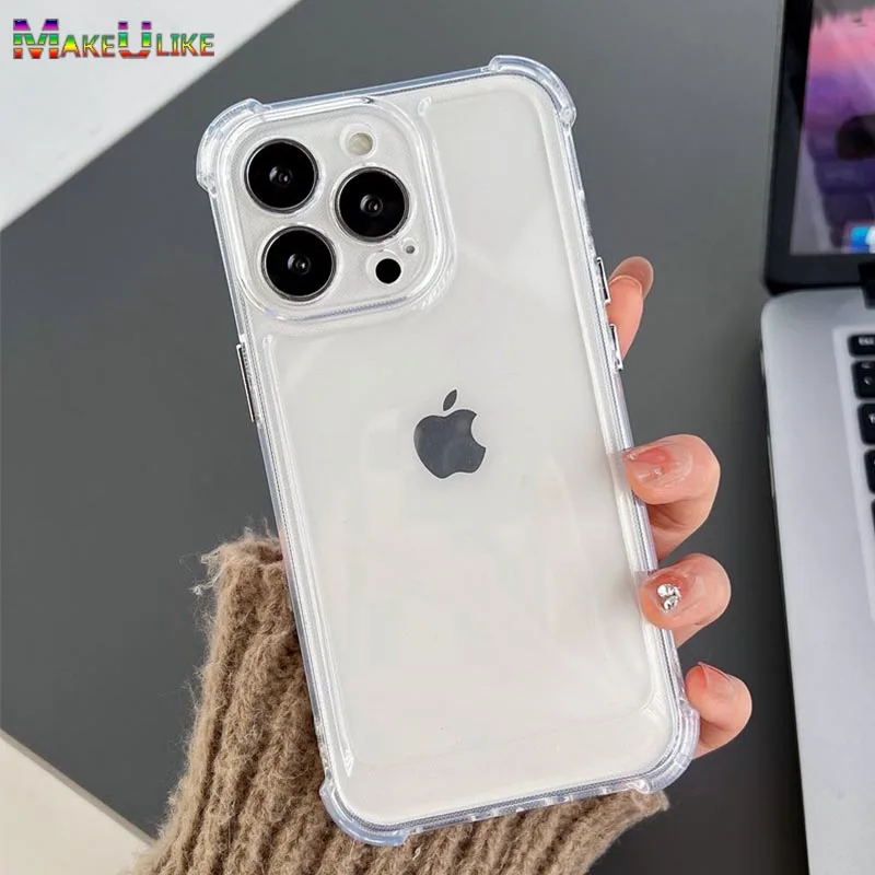 

Clear Case for iPhone 14 13 11 12 Pro Max Mini Xr X XS Max SE 2020 3 6 6S 7 8 Plus Case Shockproof 4 Conner Airbag Hard Cover