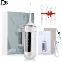 oral irrigator rechargeable water flosser portable dental water jet 6 modes water dental flosser ipx7 waterproof teeth cleaner