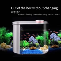 aquarium intelligent ecological fish tank wifi remote control timing feeding light adjustment free water change small fish tank%ef%bc%8c
