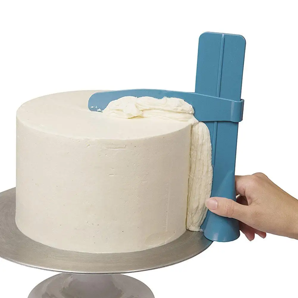 

1Pc Adjustable Cake Scraper Fondant Spatulas Cream Cake Edge Smoother Cake Decorating Tools DIY Bakeware Kitchen Accessories