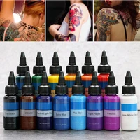 new 14pcs 35ml tattoo ink pigment body art tattoo kits professional beauty paints makeup tattoo supplies semi permanent eyebrow