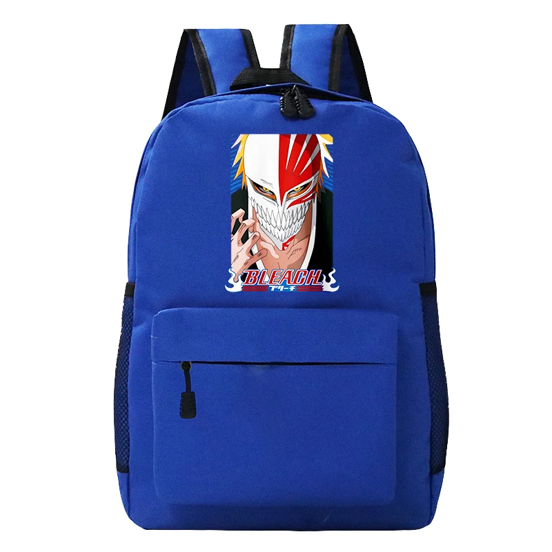 

Bleach Anime School Backpack for Boys Casual Bolsa Feminina Vintage Mochila Hombre Unisex Student Schoolbag Kawaii Backpacks