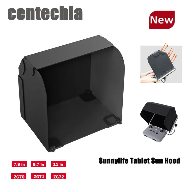 

2023 For Mavic Air 2s Tablet Sun Hood Mini 2 Screen Anti Reflective Sunshade 7.9 9.7 11 In IPad Monitor Cover Air 2 Accessories