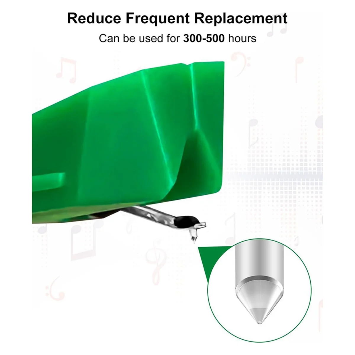 Игла для проигрывателя записей аудиотехники эллиптическая Фотографическая