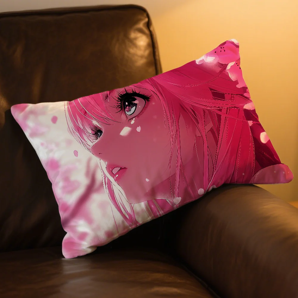

Чехол для подушки Anime GirlS 100% полиэстер