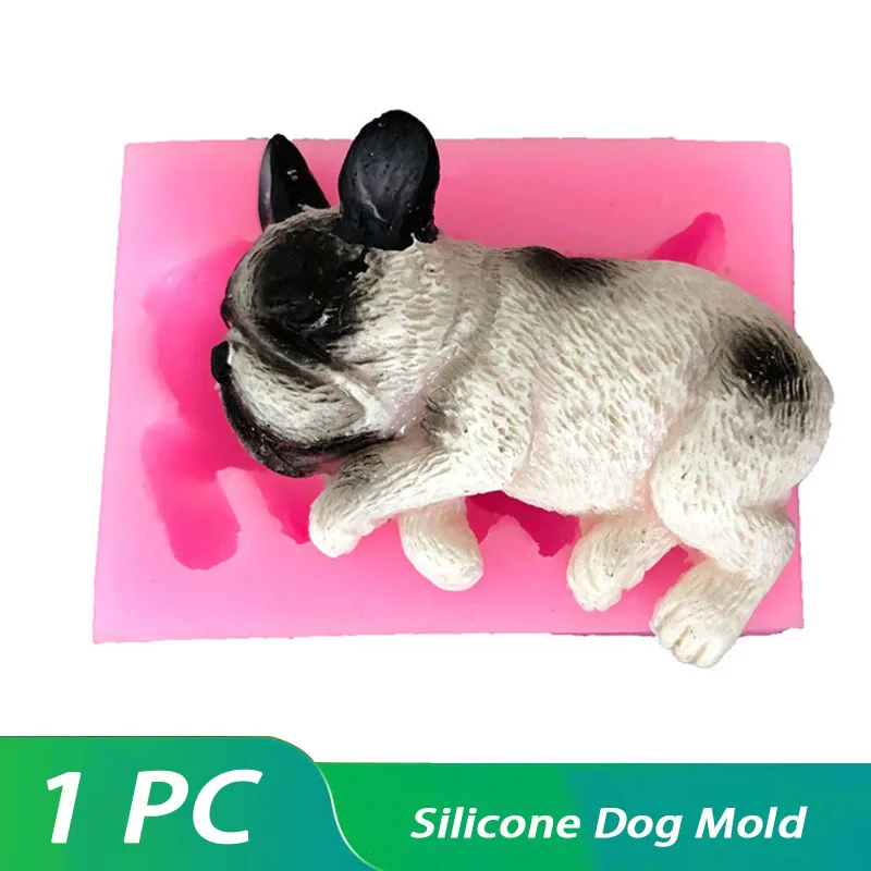 1 шт. силиконовая форма для выпечки бульдог