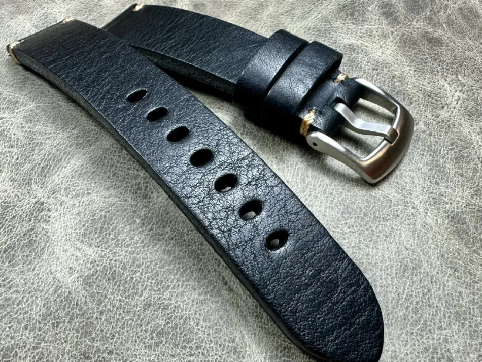 Quick release Single layer thick 18mm 20mm 22mm Strap Band Genuine Leather Watch Belt Upscale texture Cowhide Belt Watchbands