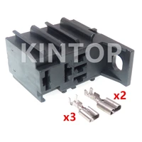 1 set 5 pins auto modification accessories car wire harness unsealed socket relay sockets composite connector