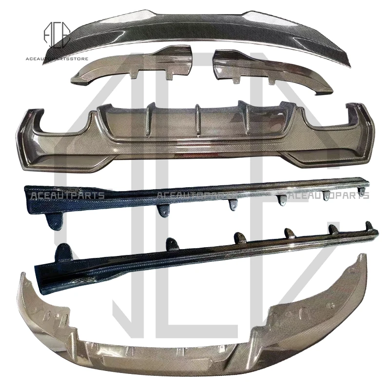 Для BMW 4 серии G22 (420 430) - задний диффузор из углеродного волокна в стиле FD передняя