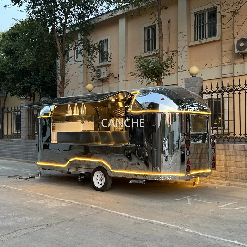 Тележка для пищевых продуктов Airstream/тележка хот-догов на продажу/Мобильная