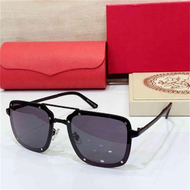 

Top Original Sunglasses 0194 For Mens Famous Fashionable Retro Luxury Brand Eyeglass Fashion Design Women Glasses With Box