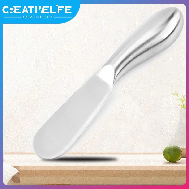 

2/4/6PCS Cheese Slicer Butter Knife Stainless Steel Thickened Dessert Jam Knife Household Cream Knife Kitchen Tools Dropshipping