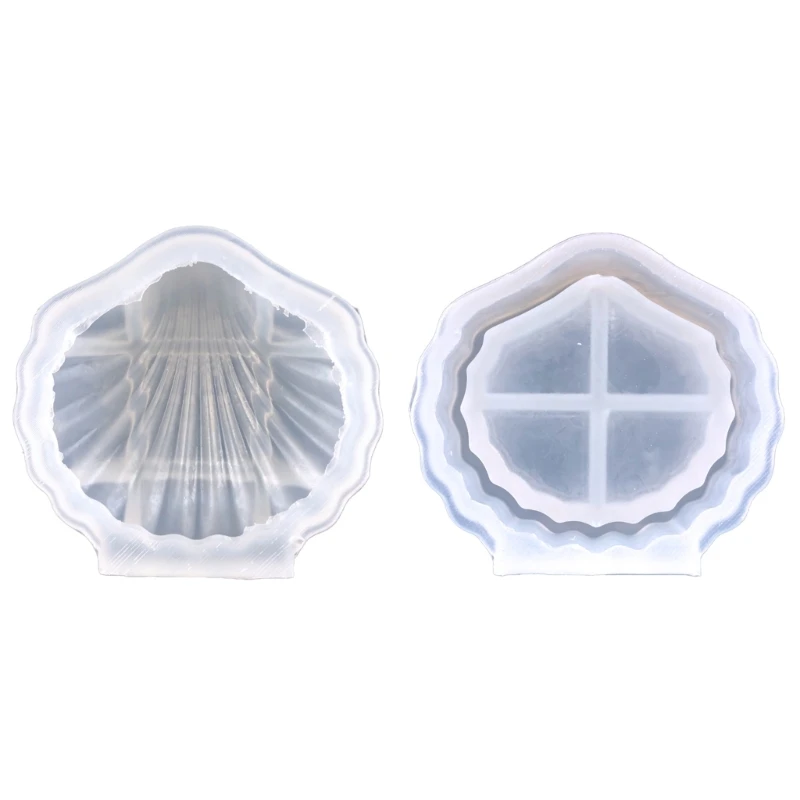 

4XBE Shaped DIY Jewelry Storage Box Molds Resin Casting Epoxy Ashtray Moulds