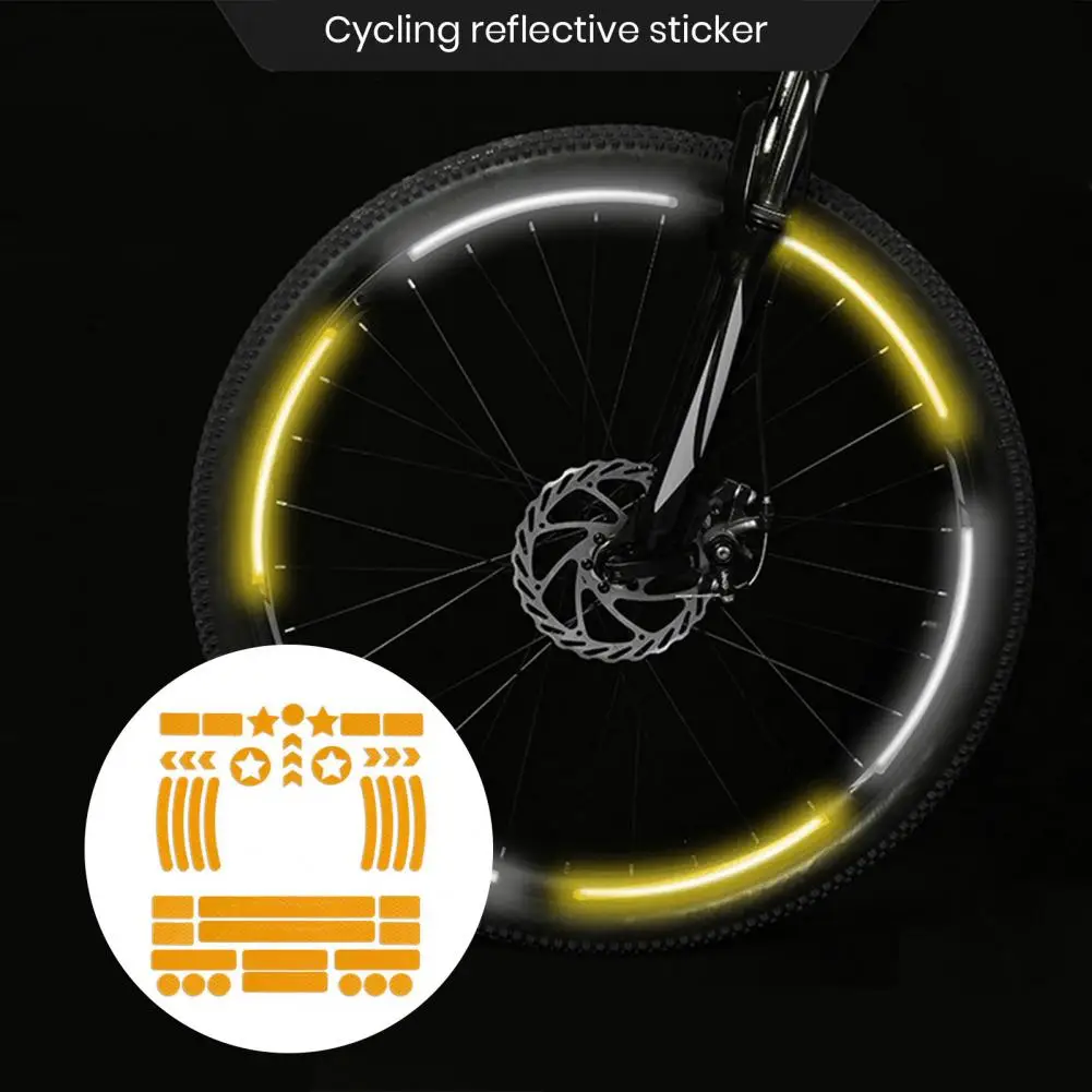 

Практичная, не требующая резки, долговечная безопасная наклейка для ночной видимости, велосипедная Светоотражающая наклейка, велосипедные...