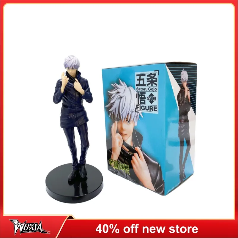 

Jujutsu Kaisen Figure 21cm Gojo Satoru Anime Action Figure Ornaments Toy Manga Fighting Stance Scene Collections Doll Toy Gift