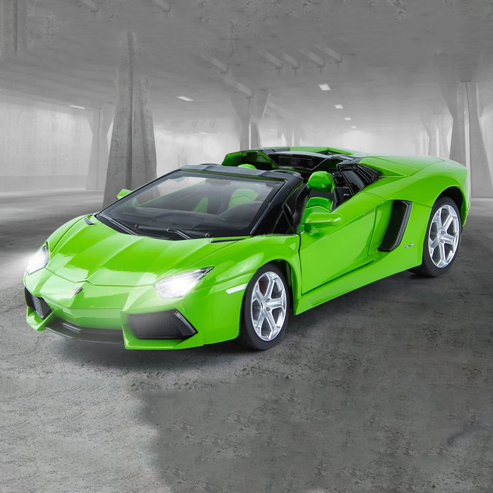 

Высококачественная модель автомобиля Lambo Пуэрто в масштабе 1:24, литой металлический детский игрушечный автомобиль, гоночные модели, реплики...