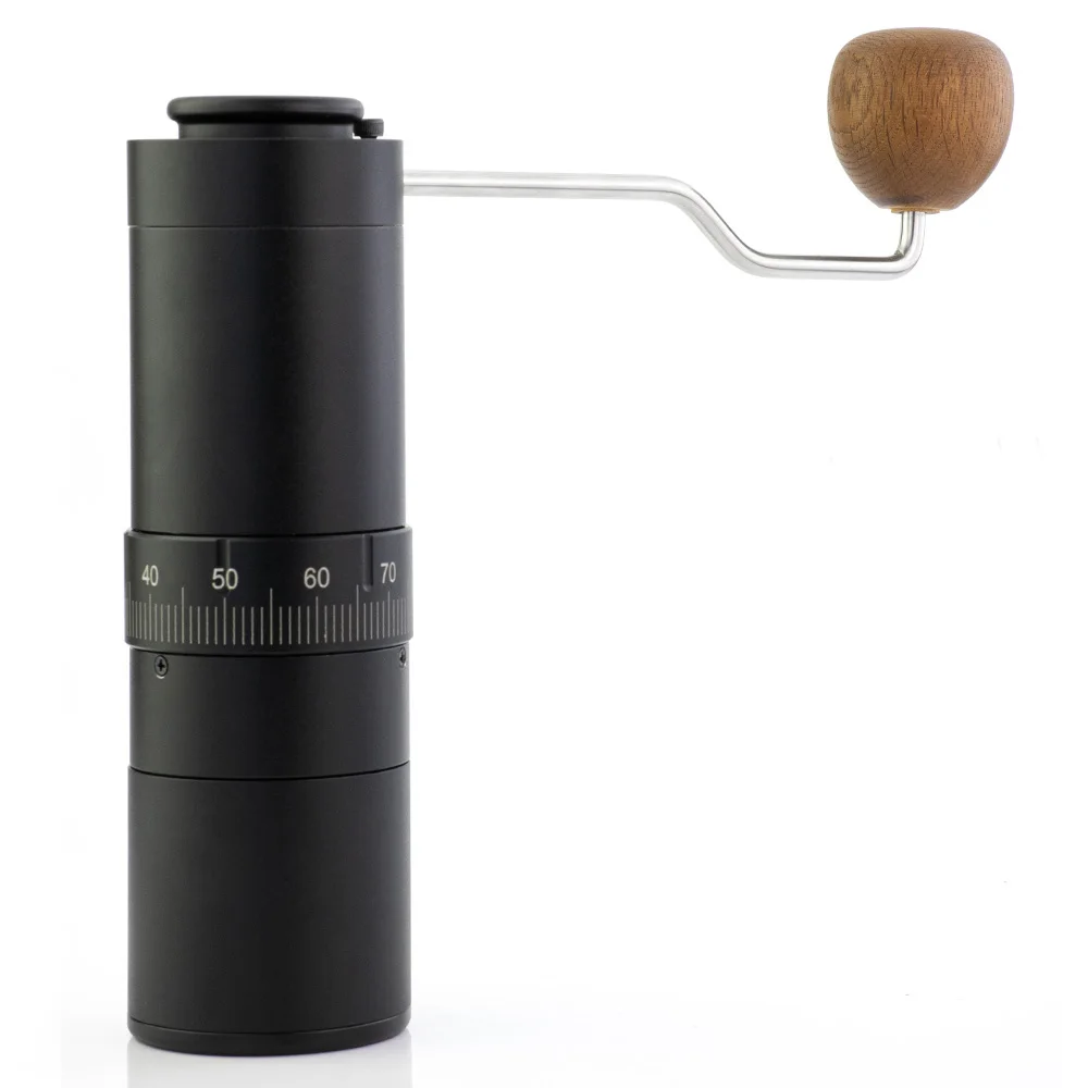 

New Design No Central Axis 420 High Nitrogen Steel Burr Portable Hand Manual coffee grinder