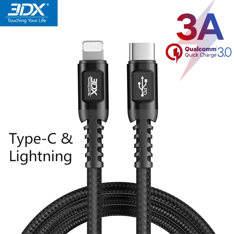 

3DX-PD CHARGE-TYPE-C TO LIGHTNING