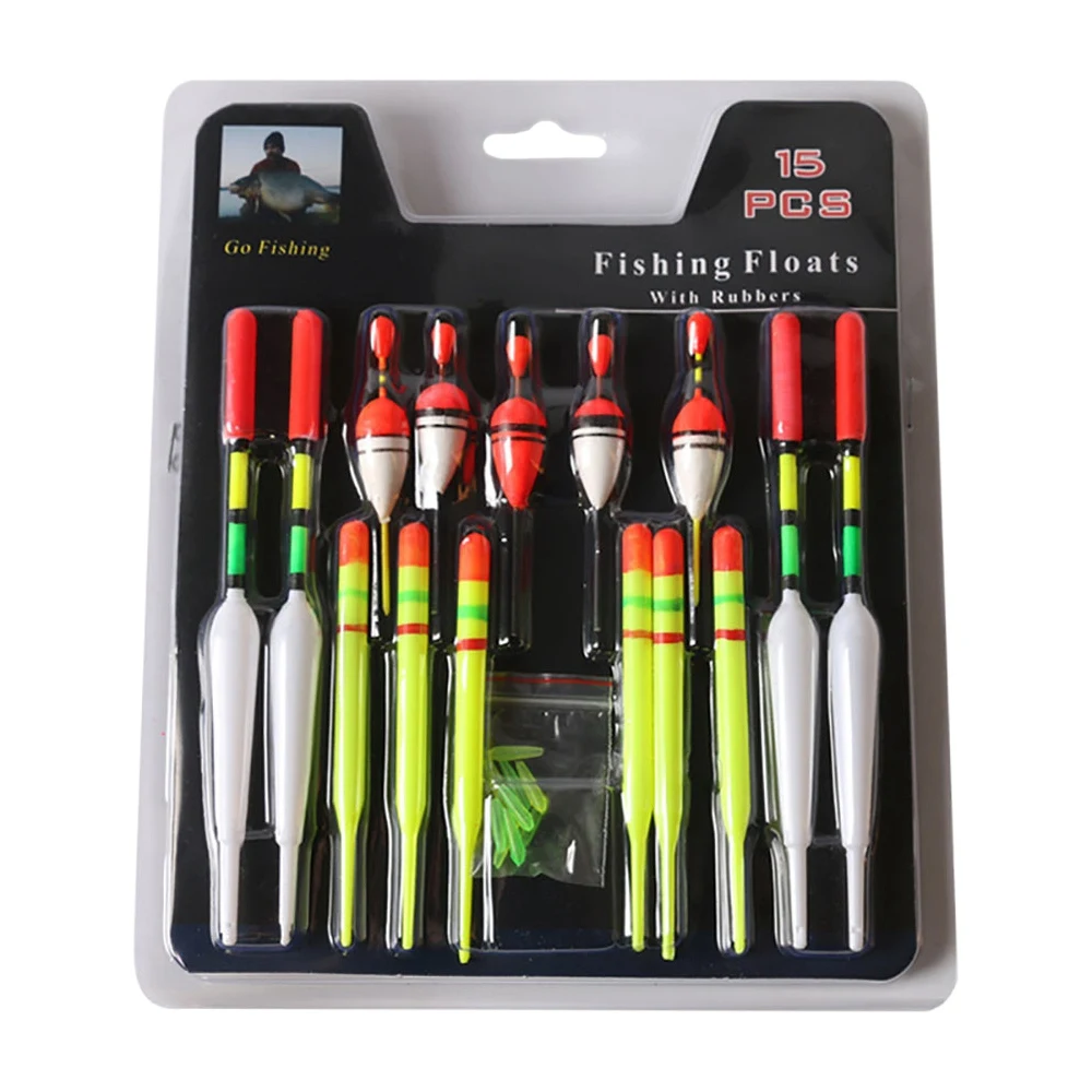 

Fishing Assorted Set Sizes Fishing Lure Floats Bobbers Slip Drift Tube Indicator Fishing Accessory Tool
