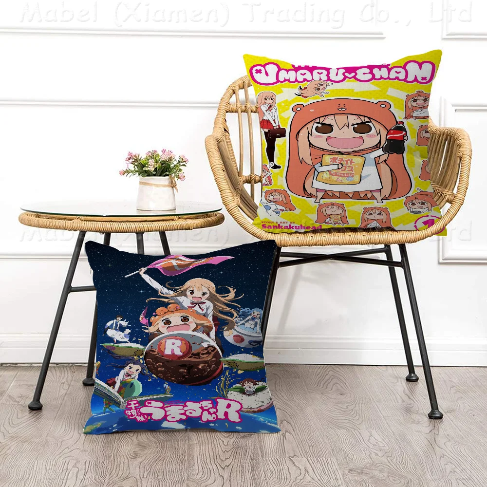 Himouto Anime Umaru Chan Pillow Gift Home Office Decoration Bedroom Sofa Car Cushion CoverPillow Case