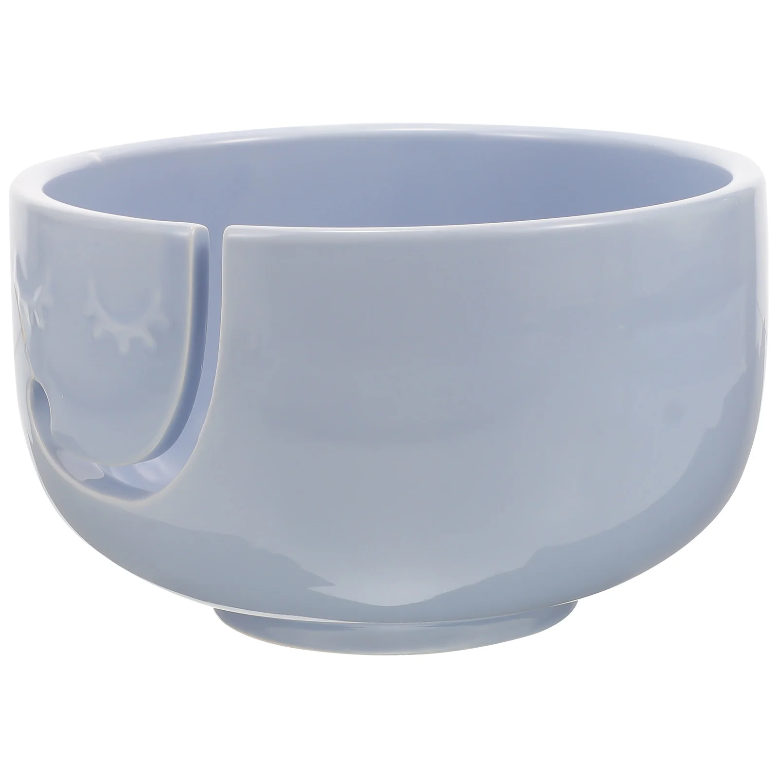 

Knitting Yarn Bowl Porcelain Yarn Bowl Porcelain Bowl with Hole Yarn Holder Hook Holder