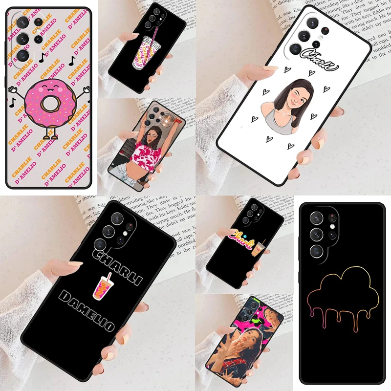 Чехол для мобильного телефона Charli D'Amelio для Samsung Galaxy S26 Ultra S25 S24 S23 S22 S21 S20 Note10 (art.: 3920d9ff1204c) - 3920d9ff1204c