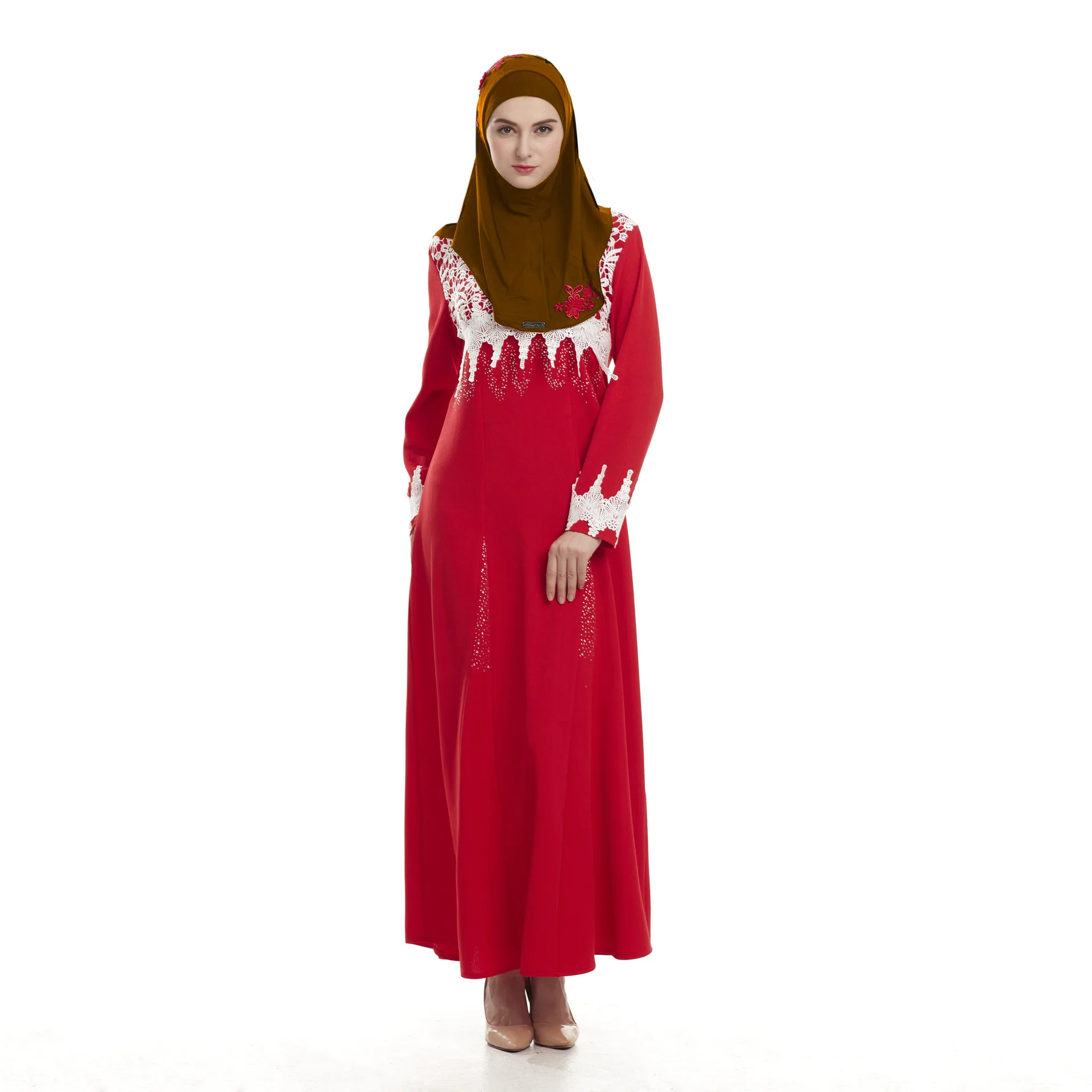 

Muslim Malaysia Print Dresses for Women Turkey Dubai Fashion Casual Dresses Middle East Islam Arabia Loose Female Caftans