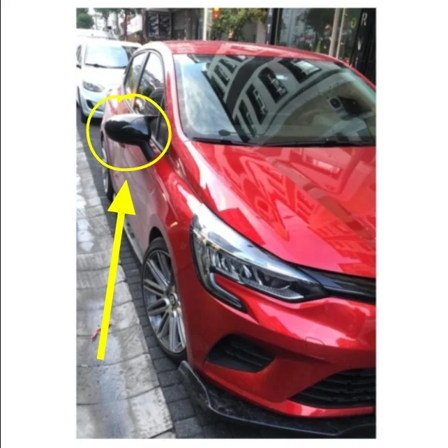 Крышки для зеркал в стиле летучей мыши из АБС пластика 2 шт. крышки заднего вида