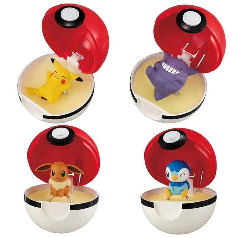 

Pokemon Gengar Pikachu Doll Ring Capsule Toy Garage Kit Gift