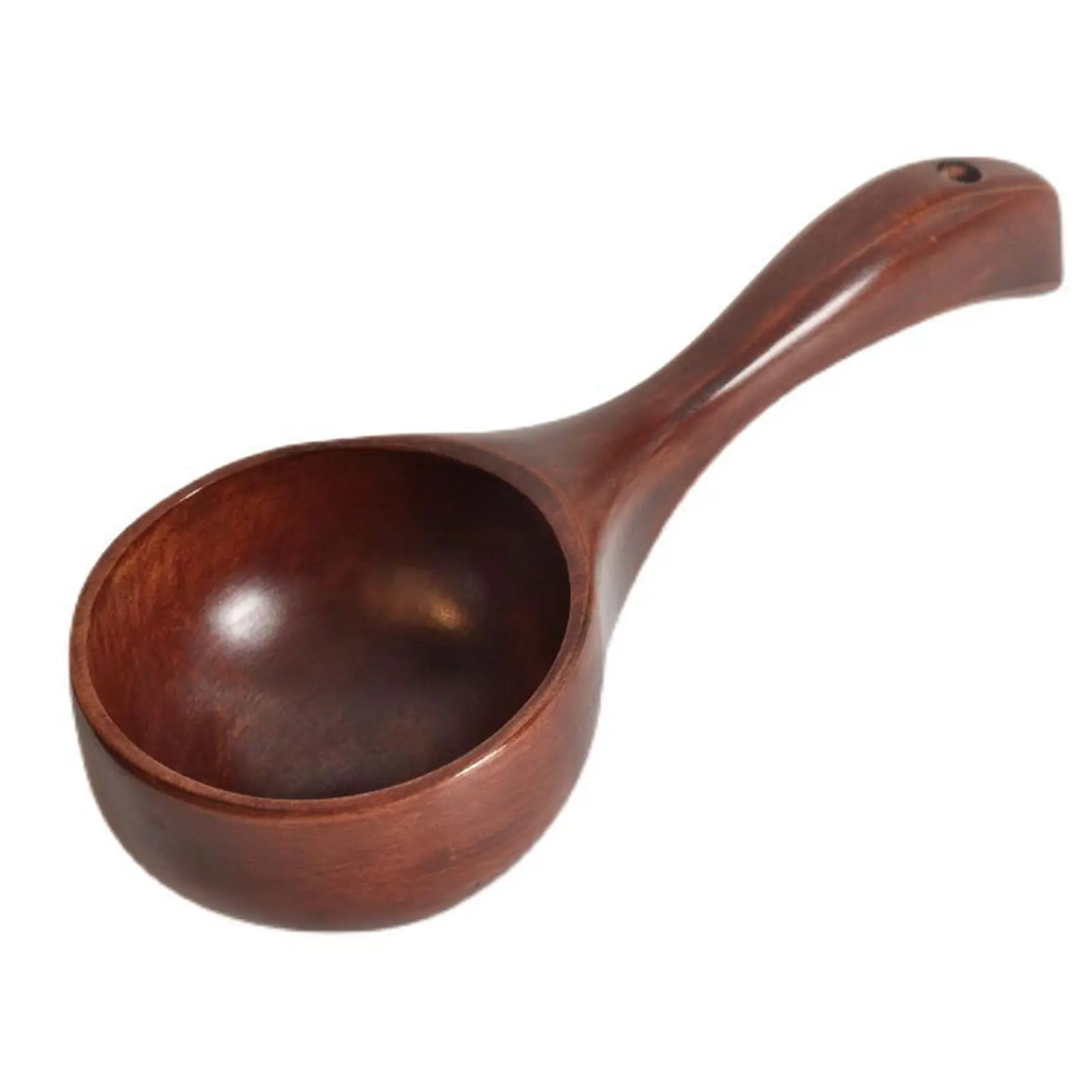 

Деревянная ложка, плотные аксессуары, гладкий многофункциональный простой в уходе подарок, практичная изогнутая ручка, соль, сахар, домашня...