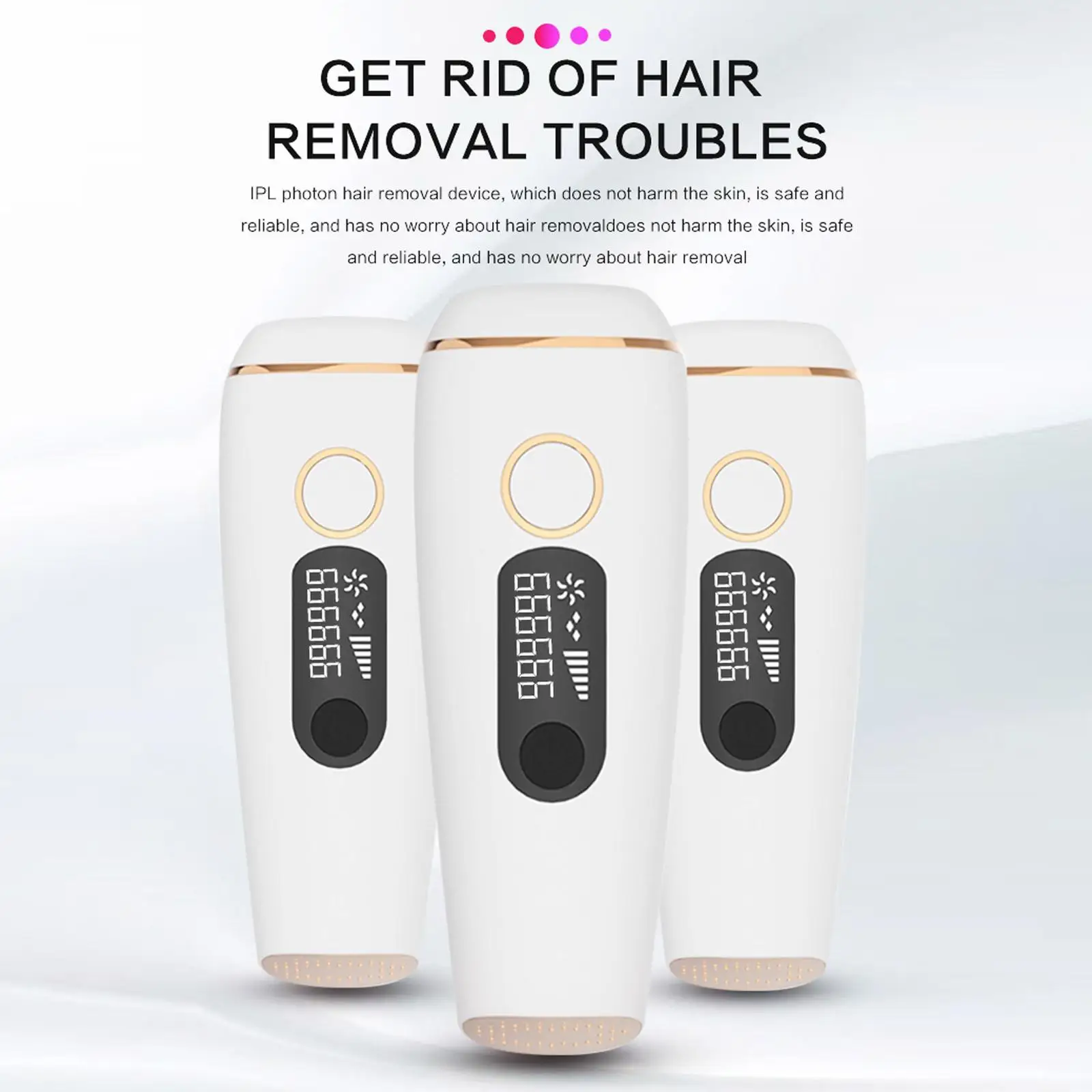 

Эпилятор с вспышкой, 999999 импульсов, безболезненное удаление волос для женщин, устройства для домашнего использования, 5 передач, IPL