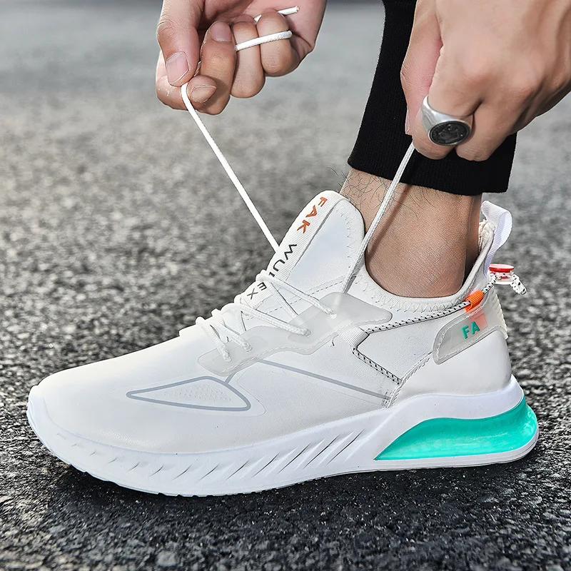 

New Women Chunky Platform Sneakers Pu Leather Designers Fashion Lacing Casual Shoes Woman White Pink Vulcanized Running Shoes