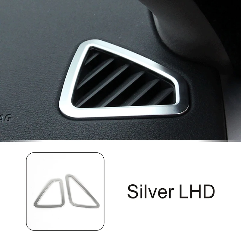 

Приборная панель из нержавеющей стали, розетка для кондиционера, декоративная накладка для BMW X5 X6 F15 F16 LHD, автомобильный Стайлинг, интерьер