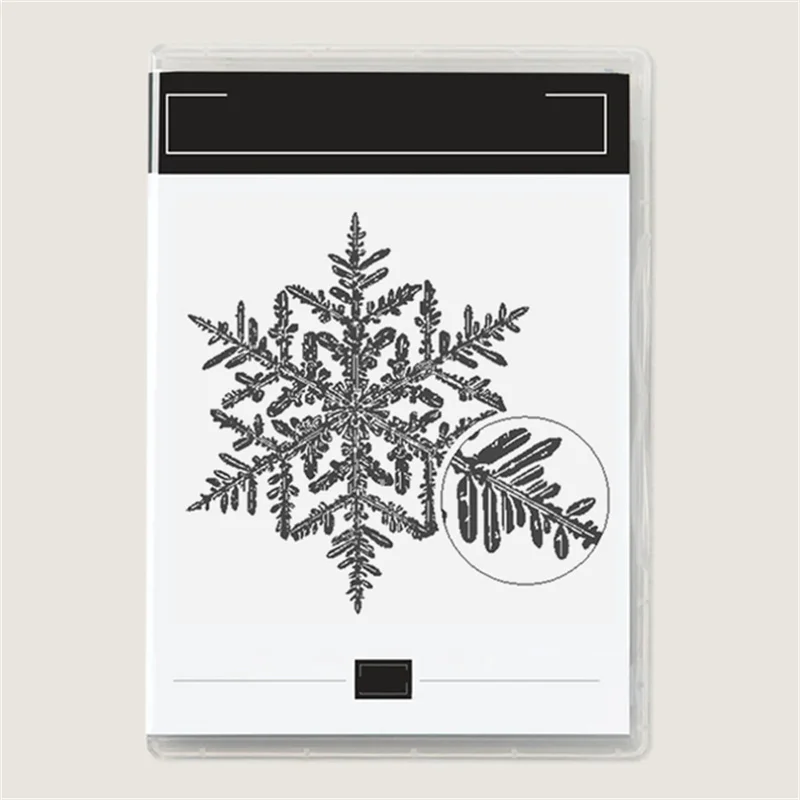 

Snowflake Silicone Stamps No Dies For Diy Scrapbooking Embossed Paper Card Making Hand Account Decoration Craft Stamps New 2023