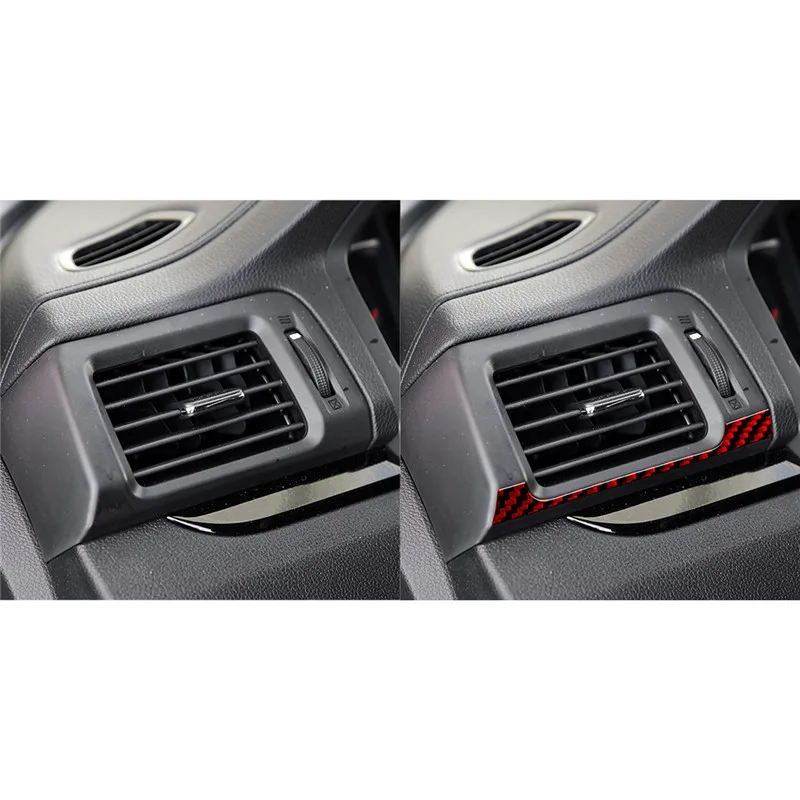 Наклейки на решетку вентиляционного отверстия передней двери из углеродного