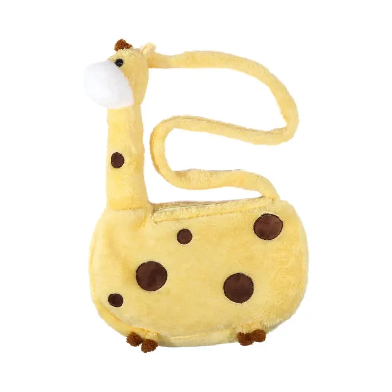 Сумка через плечо с рисунком жирафа для девочек сумка на молнии милая