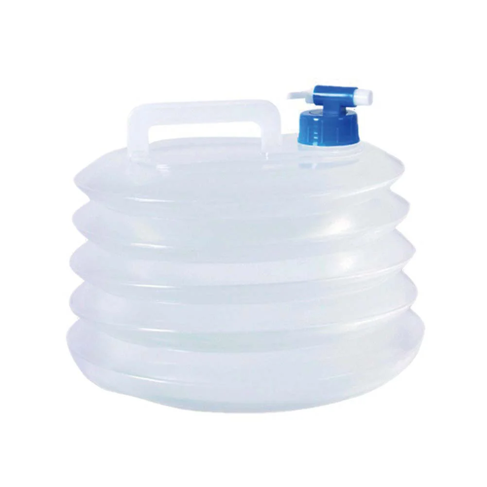 

2pcs Flexible Water Buckets Foldable Water Bags Plastic Storage Buckets for Car