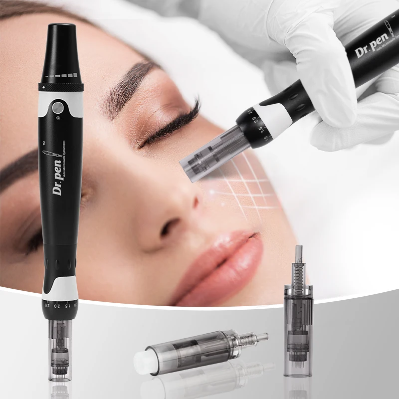 Electric Dr Pen A7 Professional Derma Pen Wired Microneedle Therapy Skin Care Beauty Machine For Face Acne Scars