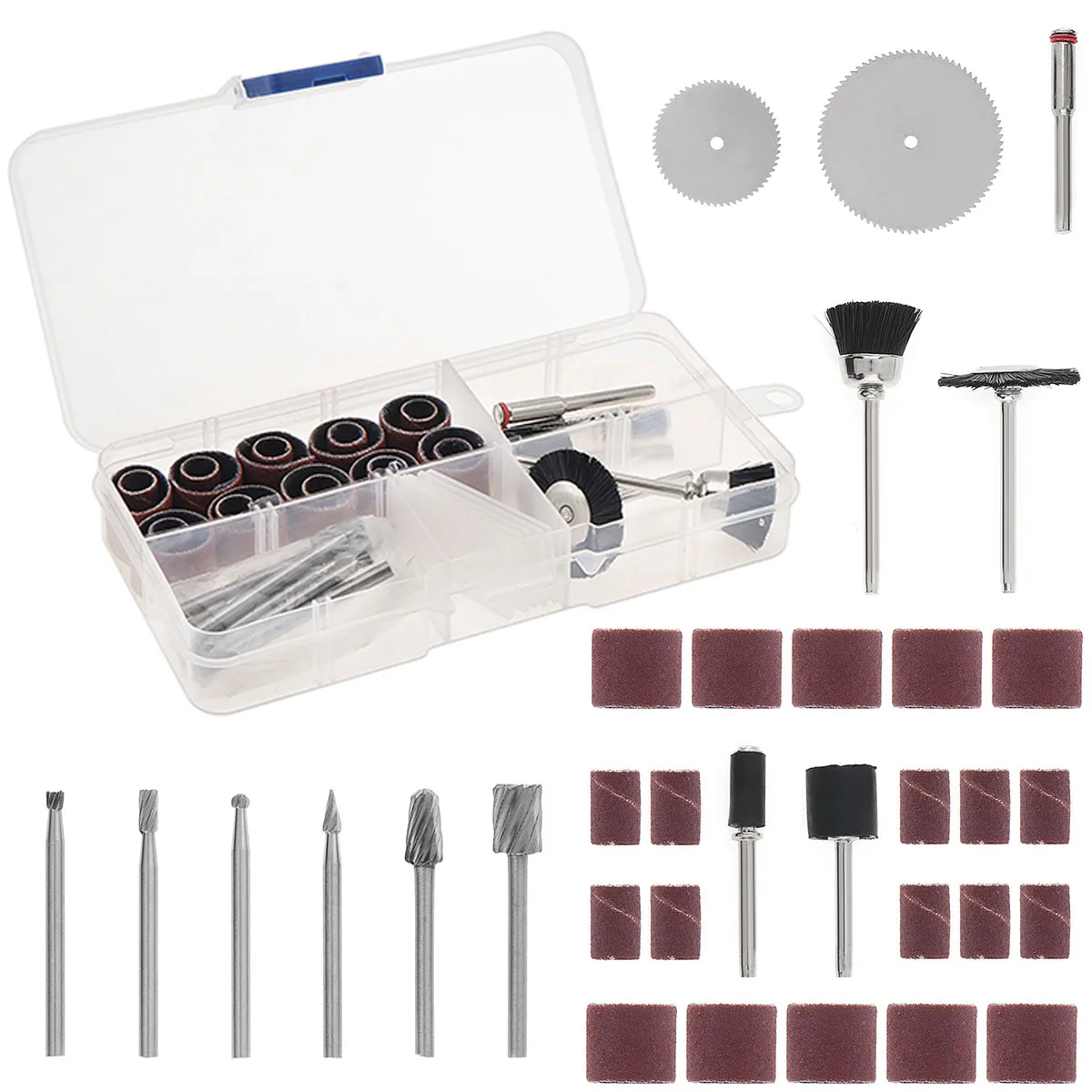 

Mini Electric Grinding Accessories Abrasive Tools Engraver Grinding Cutting Carving Set for Electric Drill Polishing Saw Blade