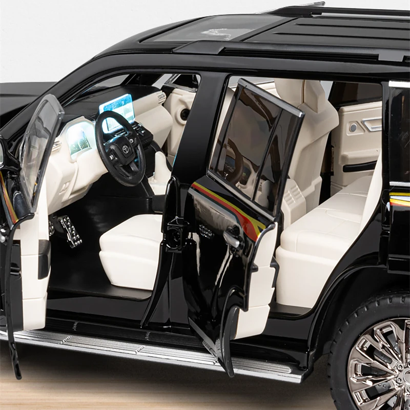 Большой размер 118 Toyota Land Cruiser LC300 ZX, модель автомобиля из сплава, литой под давлением металлический внедорожник, модель автомобиля, звуковой свет, детская игрушка в подарок (art.: 3920ceccbd7e8) - 3920ceccbd7e8