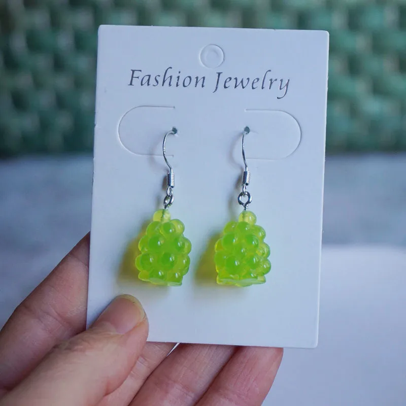 

Resin Fruit Earrings Ear Jewelry Pendant Earrings for Women Gifts серьги