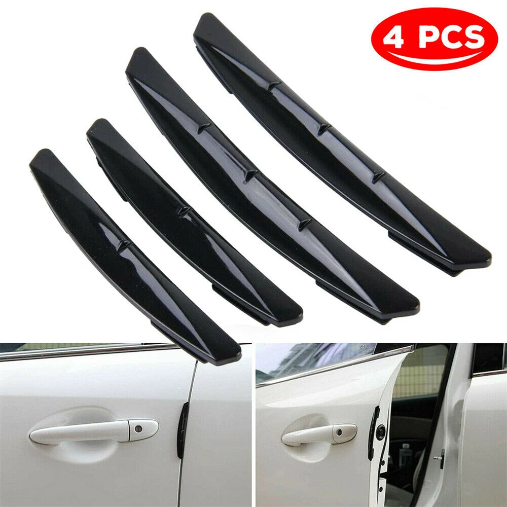 

4X Car Door Edge Guard Strip Stickers Protector Universal Auto Anti Collision Molding Trim Anti-scratch/rub Buffer Bar Stickers