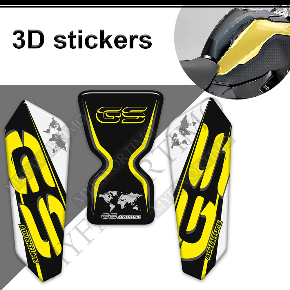 

For BMW F750GS F850GS F 750 850 GS GSA Accessories Motorcycle Tank Pad Decal Stickers Gas Knee Protector Tank pad Stickers