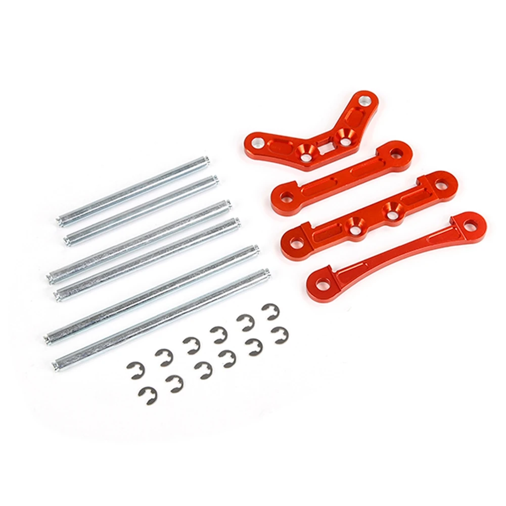 

Cnc Metal Pin Positioning Piece Kit for 1/5 HPI ROVAN KM BAJA 5B 5T 5B 5SC TRUCK RC CAR Toys Parts,Red
