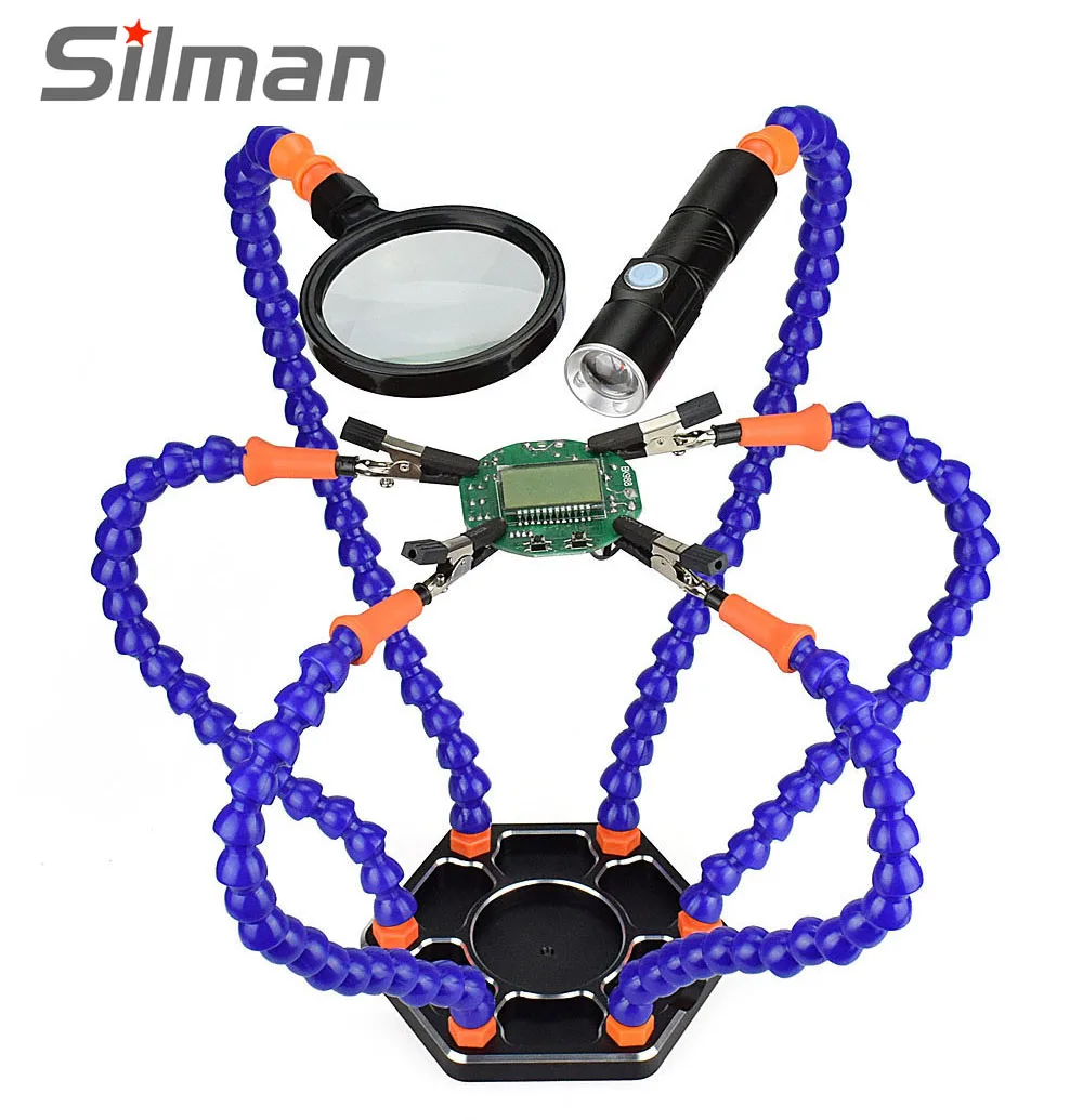 

Держатель печатной платы для пайки «третья рука»