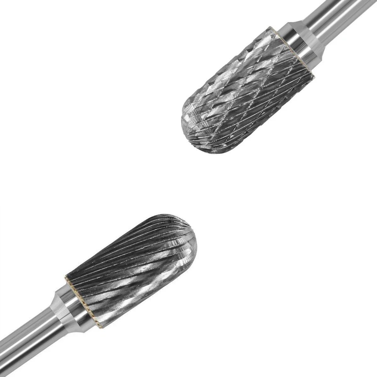 Фото C&CX Ball Nose Cylinder Type Head Tungsten Carbide Rotary File Tool Point Burr Grinder Abrasive Drill Carving Bit Tool for Metal №5