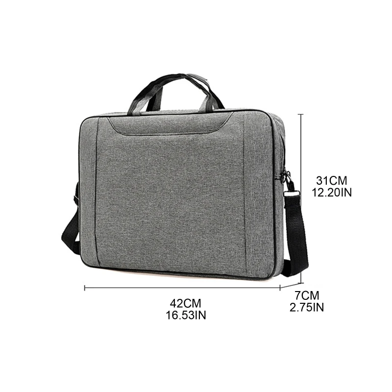 Ударопрочная сумка для ноутбука 63HC 15,6 дюймов, чехол для ноутбука, сумка через плечо для компьютера