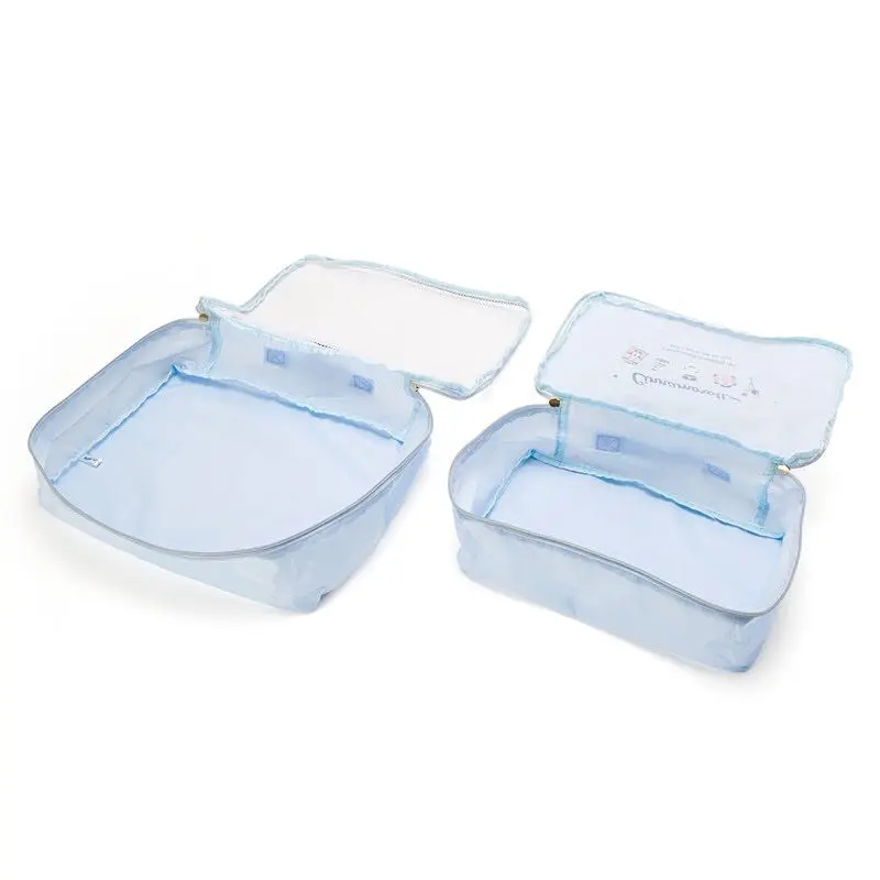 Cute Luggage Travel Packing Bags Storage Bag Cinnamoroll Babycinnamoroll Travel Buggy Bag Clothes Organizer Bag Suit 3 Set