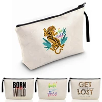 girl makeup bag wild series pattern classic organizer bag pouches for travel bags pouch womens storage cosmetic bag